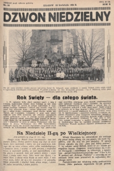 Dzwon Niedzielny. 1934, nr 16