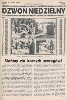 Dzwon Niedzielny. 1934, nr 35