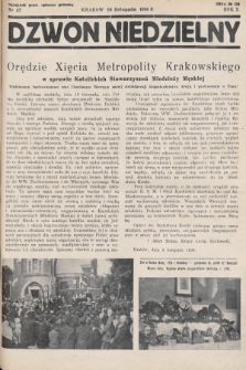 Dzwon Niedzielny. 1934, nr 47