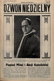 Dzwon Niedzielny. 1935, nr 7