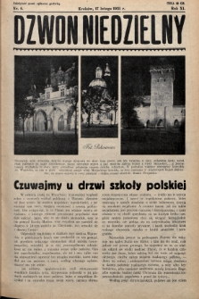Dzwon Niedzielny. 1935, nr 8