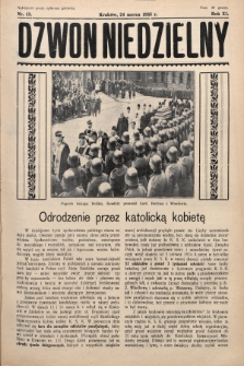 Dzwon Niedzielny. 1935, nr 13