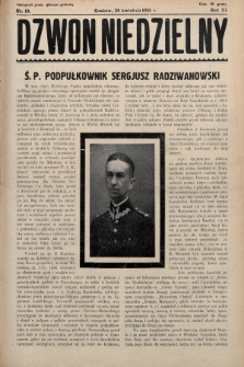 Dzwon Niedzielny. 1935, nr 18
