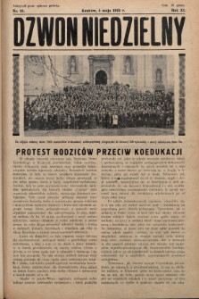 Dzwon Niedzielny. 1935, nr 19