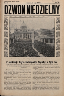 Dzwon Niedzielny. 1935, nr 20