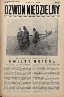 Dzwon Niedzielny. 1935, nr 28