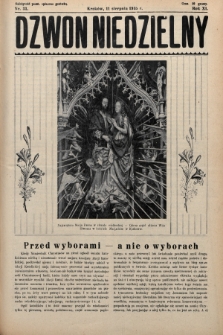 Dzwon Niedzielny. 1935, nr 33