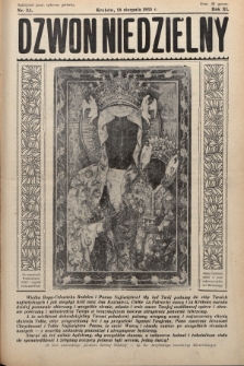 Dzwon Niedzielny. 1935, nr 34
