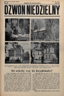 Dzwon Niedzielny. 1935, nr 39