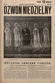 Dzwon Niedzielny. 1935, nr 44