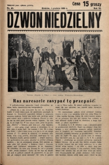 Dzwon Niedzielny. 1935, nr 49