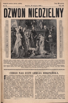 Dzwon Niedzielny. 1936, nr 35