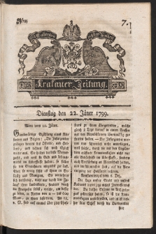 Krakauer Zeitung. 1799, nr 7
