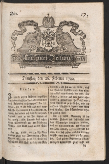 Krakauer Zeitung. 1799, nr 17