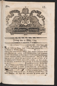 Krakauer Zeitung. 1799, nr 18