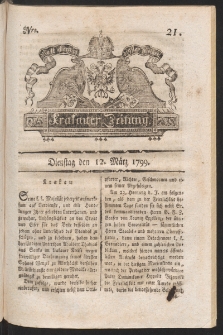 Krakauer Zeitung. 1799, nr 21