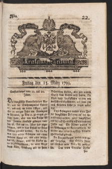 Krakauer Zeitung. 1799, nr 22
