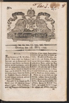 Krakauer Zeitung. 1799, nr 25