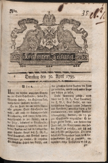 Krakauer Zeitung. 1799, nr 35