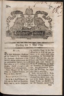 Krakauer Zeitung. 1799, nr 37