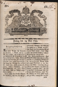Krakauer Zeitung. 1799, nr 42