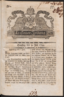 Krakauer Zeitung. 1799, nr 55