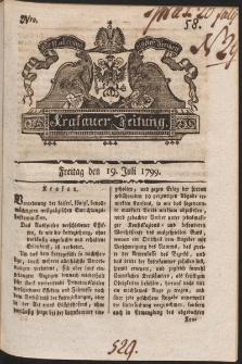 Krakauer Zeitung. 1799, nr 58
