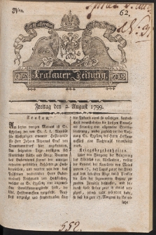 Krakauer Zeitung. 1799, nr 62