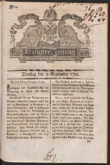 Krakauer Zeitung. 1799, nr 71