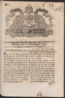 Krakauer Zeitung. 1799, nr 73