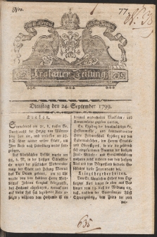 Krakauer Zeitung. 1799, nr 77