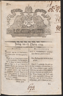 Krakauer Zeitung. 1799, nr 84