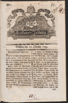 Krakauer Zeitung. 1799, nr 85