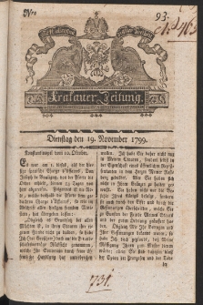 Krakauer Zeitung. 1799, nr 93