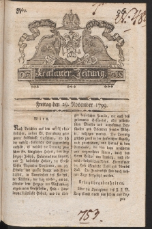 Krakauer Zeitung. 1799, nr 96