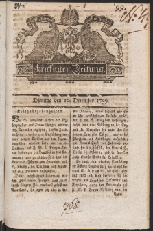 Krakauer Zeitung. 1799, nr 99
