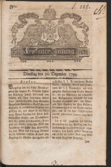 Krakauer Zeitung. 1799, nr 105