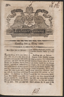 Krakauer Zeitung. 1800, nr 18