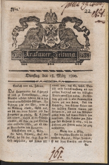 Krakauer Zeitung. 1800, nr 22