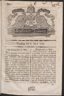 Krakauer Zeitung. 1800, nr 28