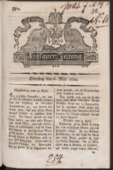 Krakauer Zeitung. 1800, nr 36