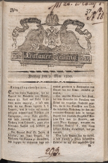 Krakauer Zeitung. 1800, nr 37