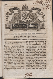 Krakauer Zeitung. 1800, nr 57