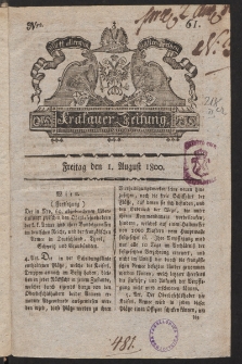 Krakauer Zeitung. 1800, nr 61