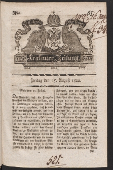 Krakauer Zeitung. 1800, nr 65