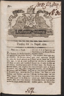 Krakauer Zeitung. 1800, nr 66