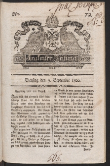 Krakauer Zeitung. 1800, nr 72