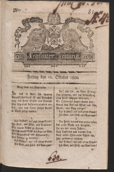 Krakauer Zeitung. 1800, nr 81