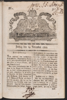 Krakauer Zeitung. 1800, nr 91