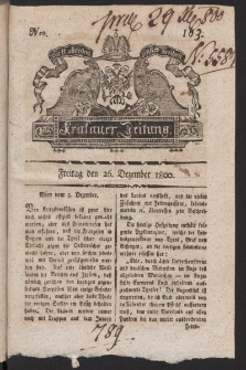 Krakauer Zeitung. 1800, nr 103